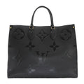 Louis Vuitton Monogram Empreinte On The Go GM 2-Way Tote Shoulder Bag Black