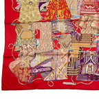 Hermes Scarf Carre 90 Voyage En Etoffes A Journey Through The World's Fabrics — view 3