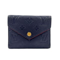 Louis Vuitton Portefeuille Victorine Monogram Empreinte Marine Leather Navy