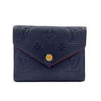 Louis Vuitton Portefeuille Victorine Monogram Empreinte Marine Leather Navy