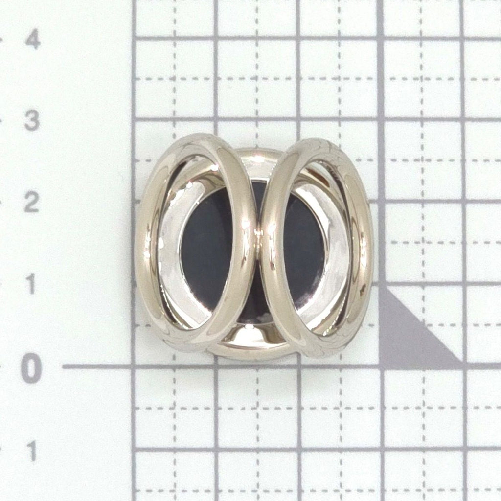 Hermes Scarf Ring Trio Logo Motif Palladium Plated — view 5