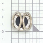 Hermes Scarf Ring Trio Logo Motif Palladium Plated — view 5