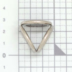 Hermes Scarf Ring Trio Logo Motif Palladium Plated — view 6