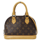 Louis Vuitton Monogram 2-Way Shoulder Bag Alma BB Brown