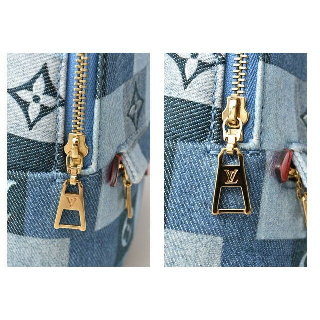 Louis Vuitton Backpack Mini Shoulder Bag Denim Monogram Palm — view 3