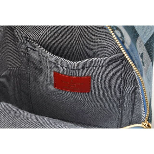 Louis Vuitton Backpack Mini Shoulder Bag Denim Monogram Palm — view 5
