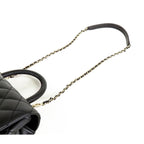 Chanel Coco Handle XS Flap Black Gold Lambskin Caviar 2-Way Shoulder Bag — view 4