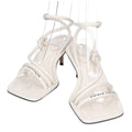 Louis Vuitton Nova Line Icon Logo Leather Sandals 35.5