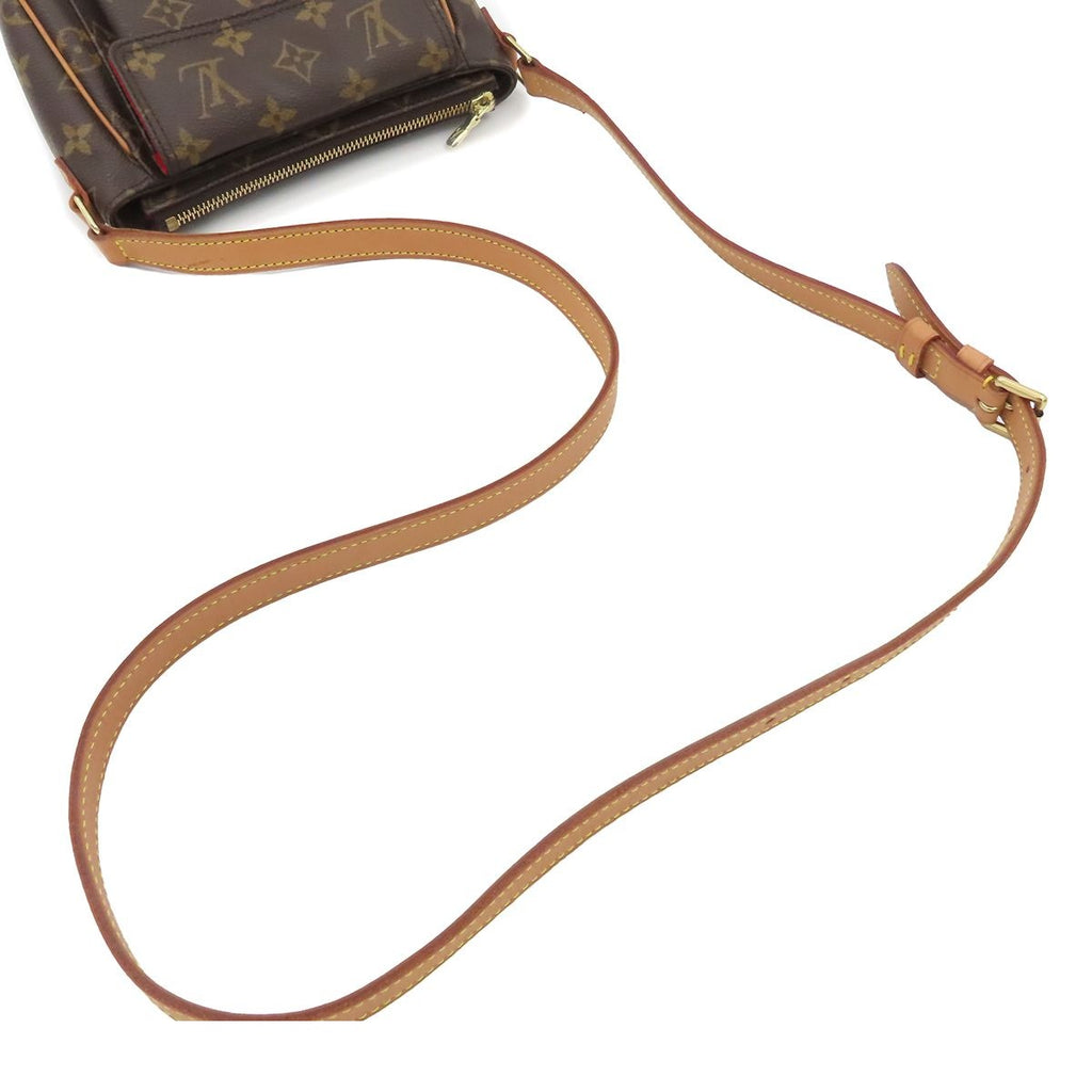 Louis Vuitton Viva Cite PM Brown Gold Monogram Canvas Shoulder Bag — view 4