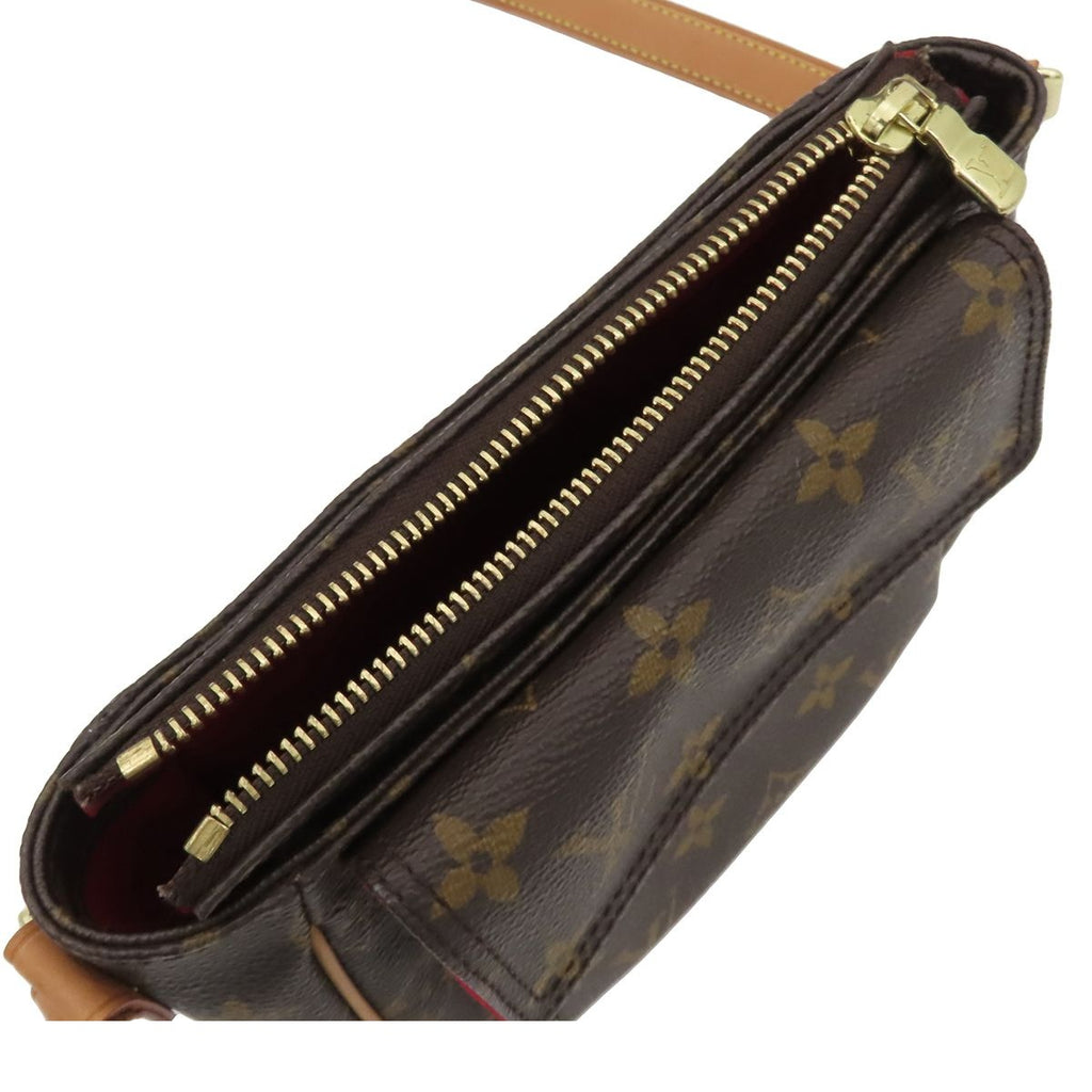 Louis Vuitton Viva Cite PM Brown Gold Monogram Canvas Shoulder Bag — view 5
