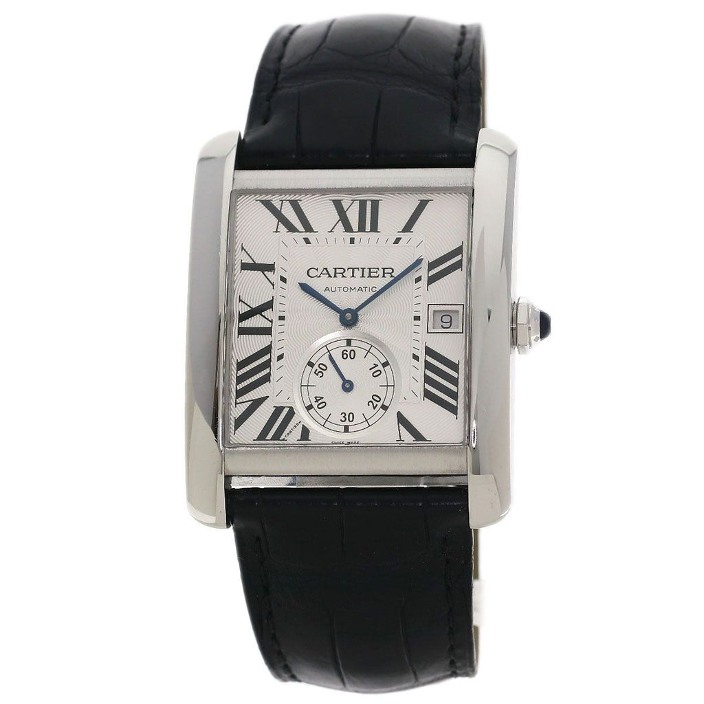 Cartier Tank MC LM Watch SS Leather