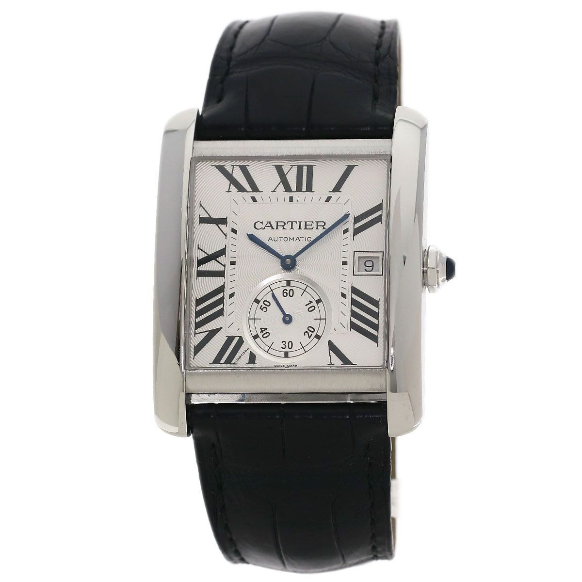 Cartier Tank MC LM Watch SS Leather