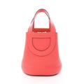 Hermes Handbag in the Loop 18 Rose Texas
