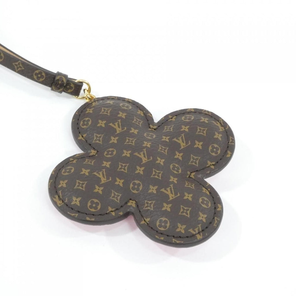 Louis Vuitton Monogram Bag Charm Vivienne Strap Brown Marron — view 3