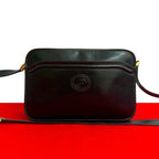 Gucci Vintage GG Logo Leather Shoulder Bag Pochette — view 2