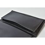 Prada Wallet Long 1 M1302 Saffiano Shape Pressed Leather Nero — view 6