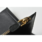 Prada Wallet Long 1 M1302 Saffiano Shape Pressed Leather Nero — view 8