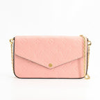 Louis Vuitton Shoulder Bag Pochette Felicie Rose Pu-dol