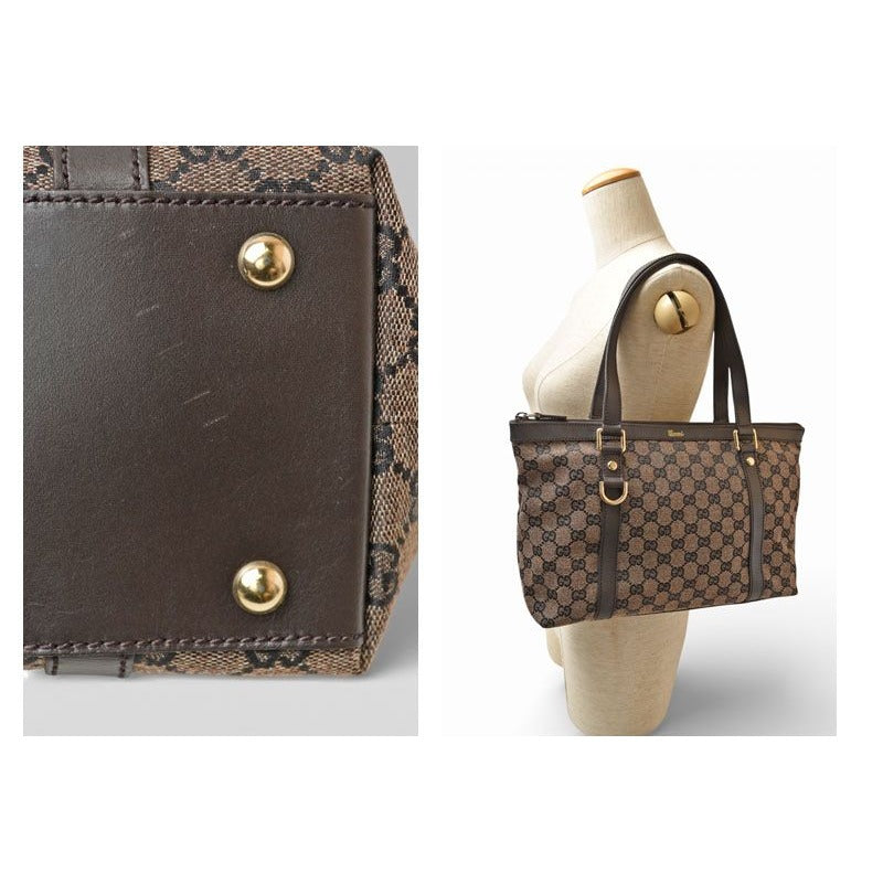 Gucci Tote Shopping GG Canvas Brown — view 2