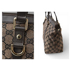 Gucci Tote Shopping GG Canvas Brown — view 3