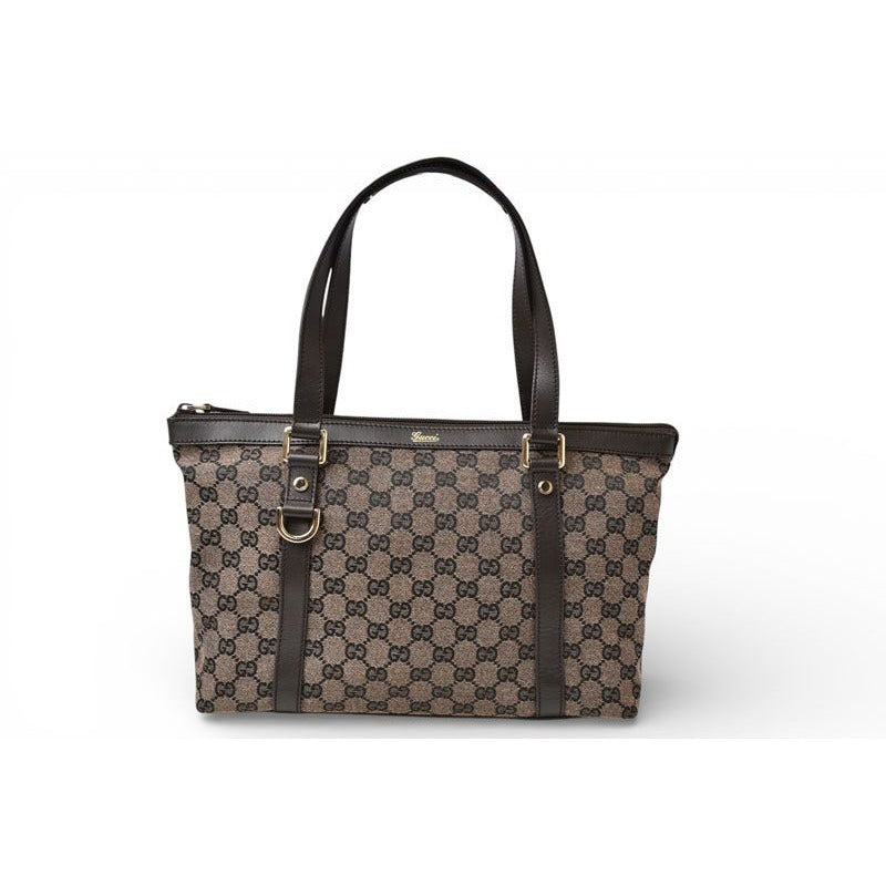 Gucci Tote Shopping GG Canvas Brown
