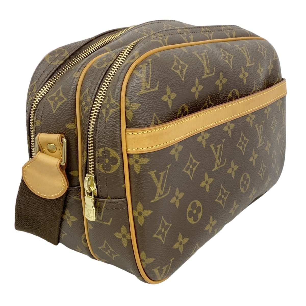 Louis Vuitton Shoulder Bag Monogram Reporter PM Brown — view 2