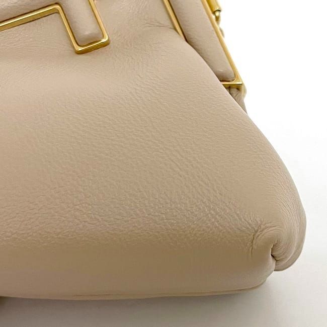 Fendi Charm First Nano Shoulder Beige — view 5