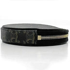 Celine Coin Case Black Triomphe 10 D22 Bq3.38 no — view 3