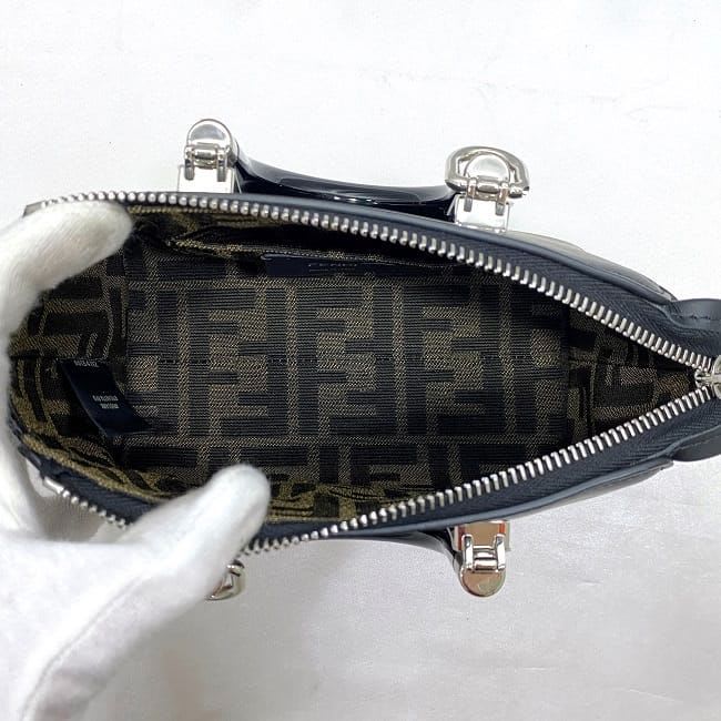 Fendi Mini Boston Bag Bytheway Black — view 6