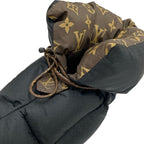 Louis Vuitton Pillow Line Monogram Boots Short Shoes Nylon Black Brown — view 7