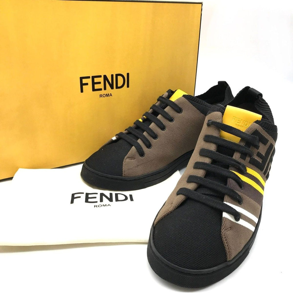 Fendi Low Cut Knit Sneakers 7 — view 2