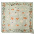 Hermes Carre 90 LA Dance Silk Green Scarf 0152