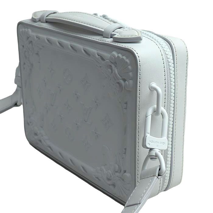 Louis Vuitton Ornament Soft Trunk Shoulder Bag White IC — view 2