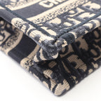 Dior Tote Book Mini Navy Canvas Oak Beige — view 5