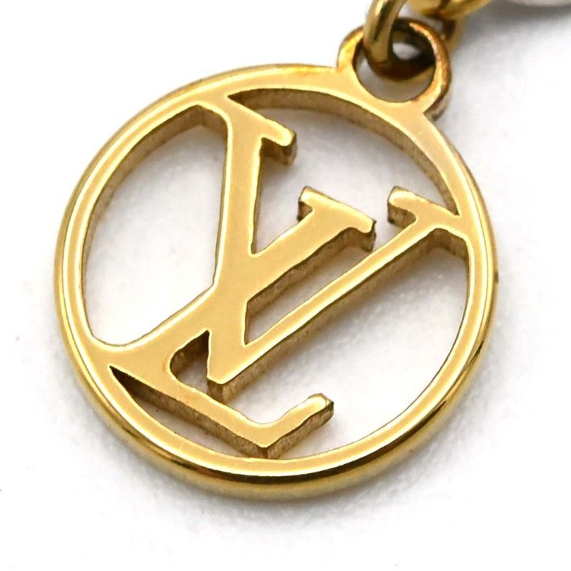 Louis Vuitton Necklace Gold Color And Silver Combination