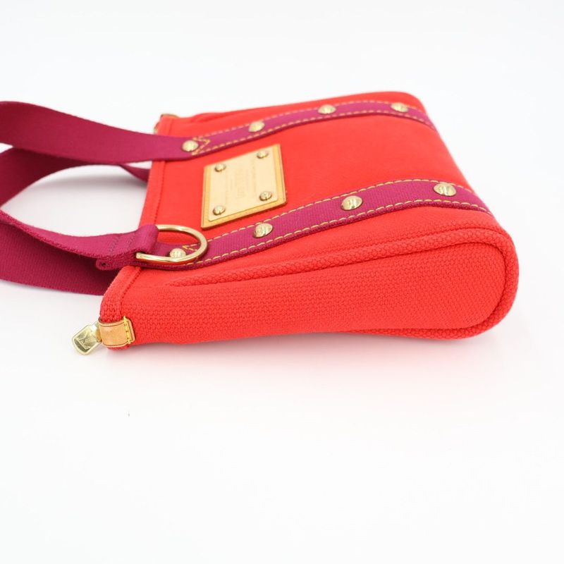 Louis Vuitton Antigua Cabas PM Rouge Handbag — view 7