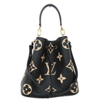 Louis Vuitton Neo Noe MM Bicolor Monogram Empreinte Black Handbag — view 3