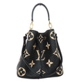 Louis Vuitton Neo Noe MM Bicolor Monogram Empreinte Black Handbag
