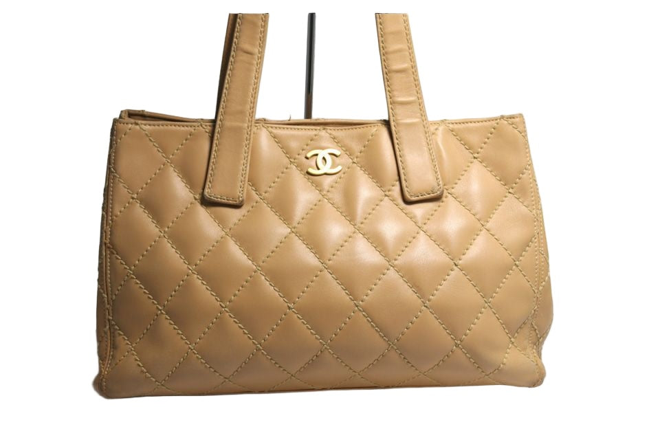 Chanel Wild Stitch Leather Tote