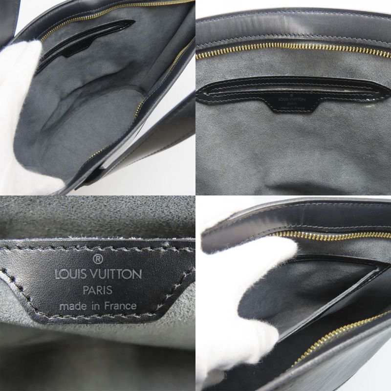 Louis Vuitton Handbag Saint Jacques Epi Leather Noir Black Gold Hardware — view 8