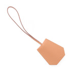 Hermes Charm Clochette Earrings 2024 Gold Leather — view 2