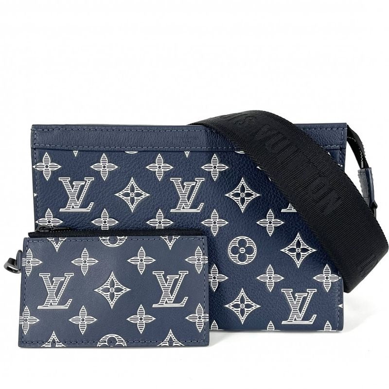 Louis Vuitton Shoulder Bag Monogram Shadow Gaston Wearable Wallet