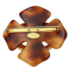 Chanel Coco Mark Tortoiseshell Cross Brooch 94 — view 2