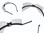 Chanel Headband CC Logo Clear Black — view 5