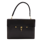 Hermes Paloniere Vintage Box Calf Brown XO Handbag