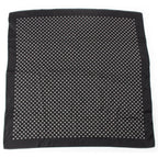 Celine Silk Triomphe Logo Large Scarf Black White