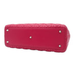 Dior Large Red Lambskin Cannage 2-Way Shoulder Bag — view 4