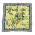 Hermes Hd'origny Blooming Horse Silk Scarf Multicolor