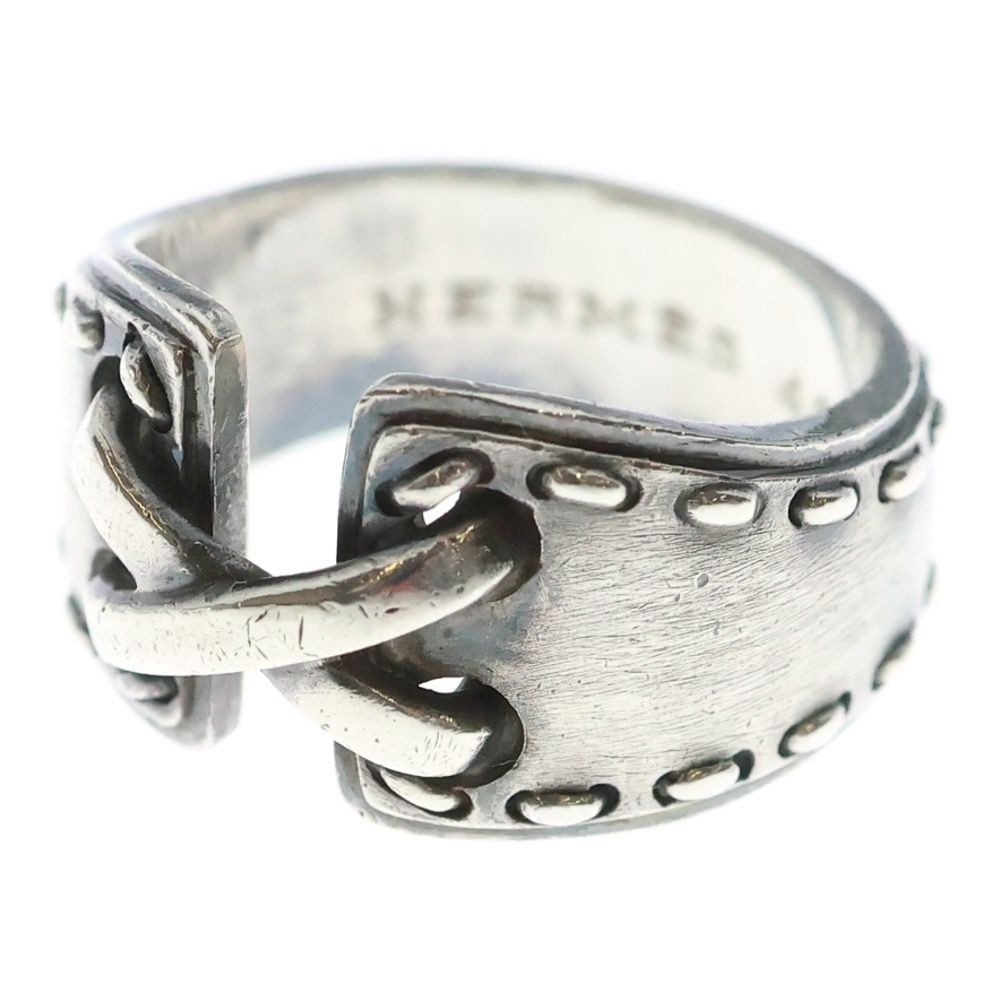 Hermes Mexico Ring Silver 48
