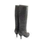 Chanel Boots CC Logo Patent Leather — view 2